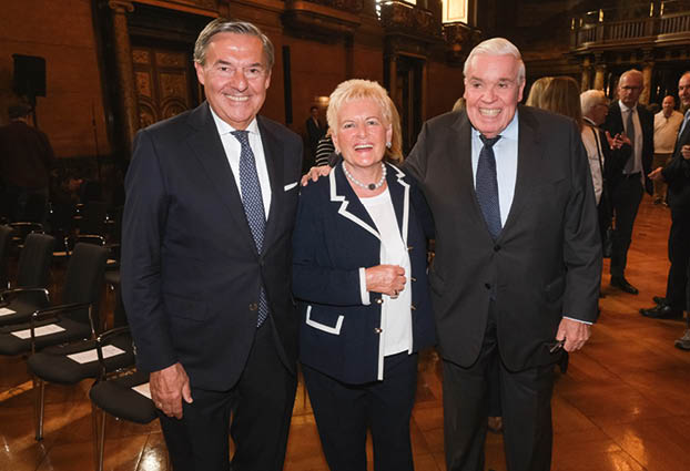 Senatsempfang aus Anlass des Jubil ums “ 175 Jahre Hapag-Lloyd Aktiengesellschaft " im Hamburger Rathaus und Abendessen am Ballindamm _