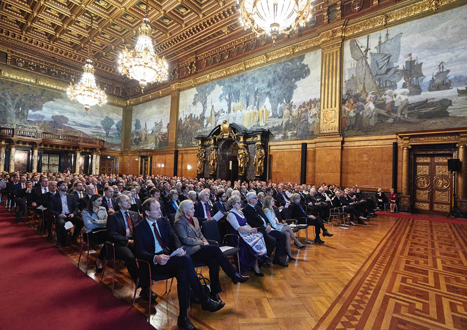 Senatsempfang aus Anlass des 100. Todestages von Albert Ballin am 06.11.2018 im Hamburger Rathaus. Foto: Georg Wendt/Hapag Lloyd
