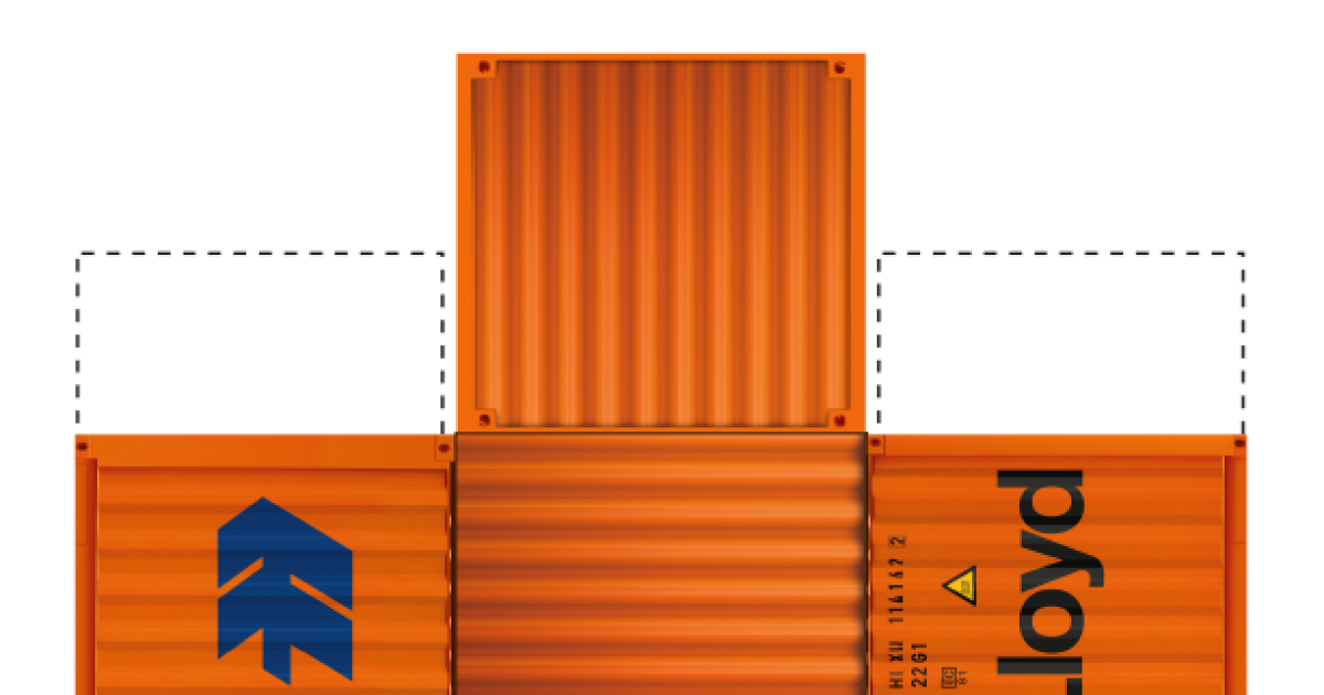 Fold your own Hapag-Lloyd container - Hapag-Lloyd