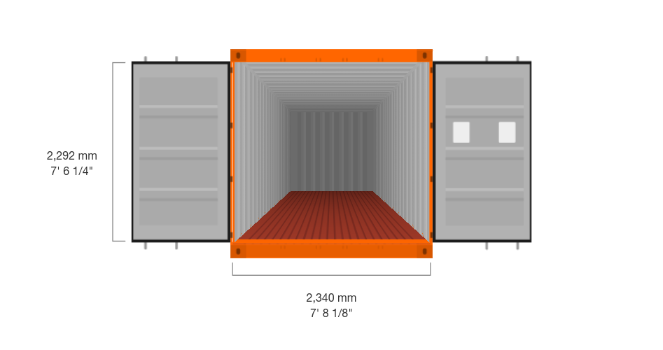 What Are The Inside Dimensions Of A 20 Foot Shipping Container