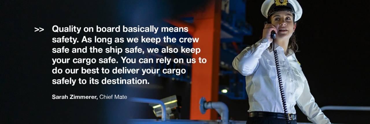 Hapag Lloyd YourCargoOurPromise Quote keyvisual ST Text Sarah