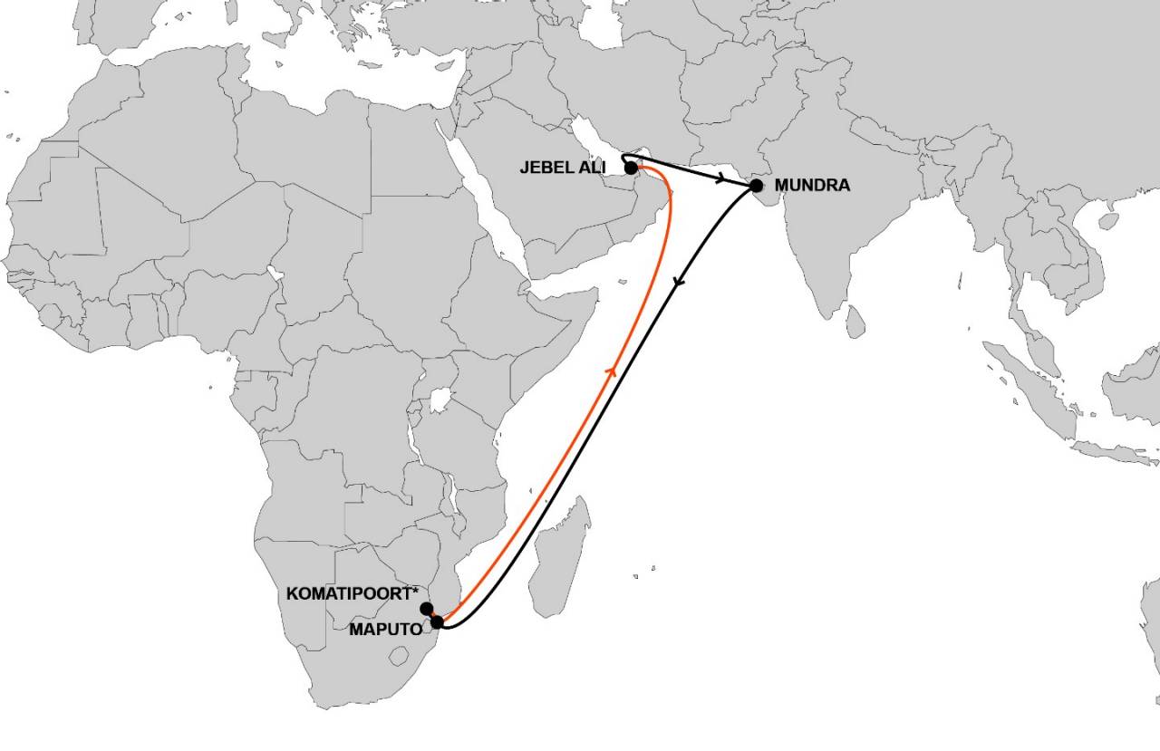 Get ready to sail with our Maputo Express (MAX) service