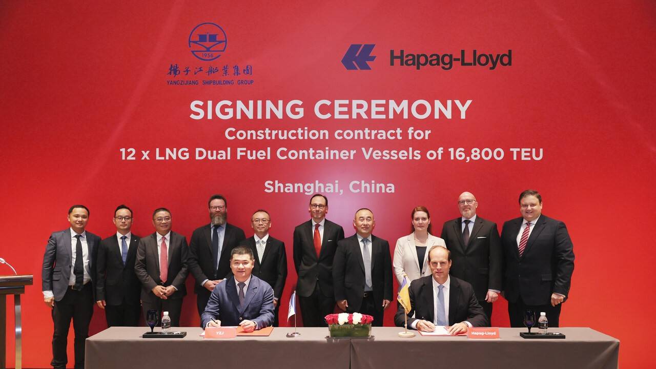 Hapag-Lloyd orders 24 new container ships - Hapag-Lloyd