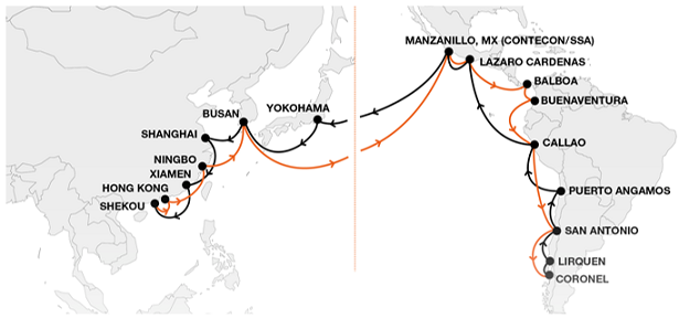 New Asia to West Coast