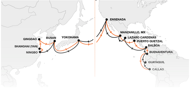 New Asia to West Coast
