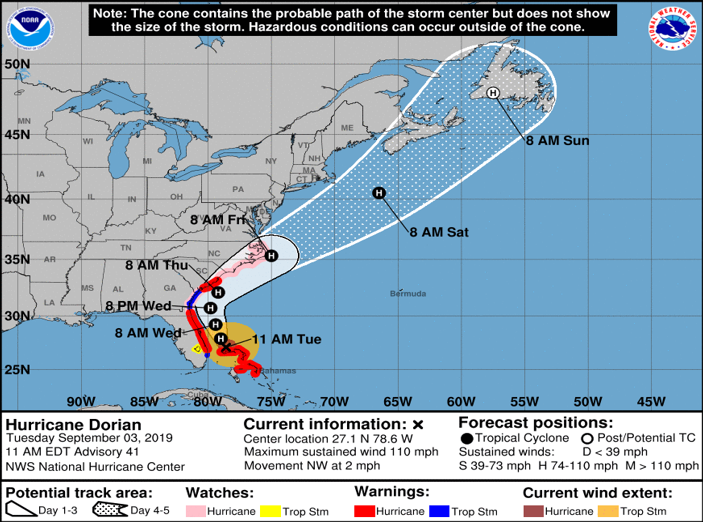Hurricane Dorian Sep