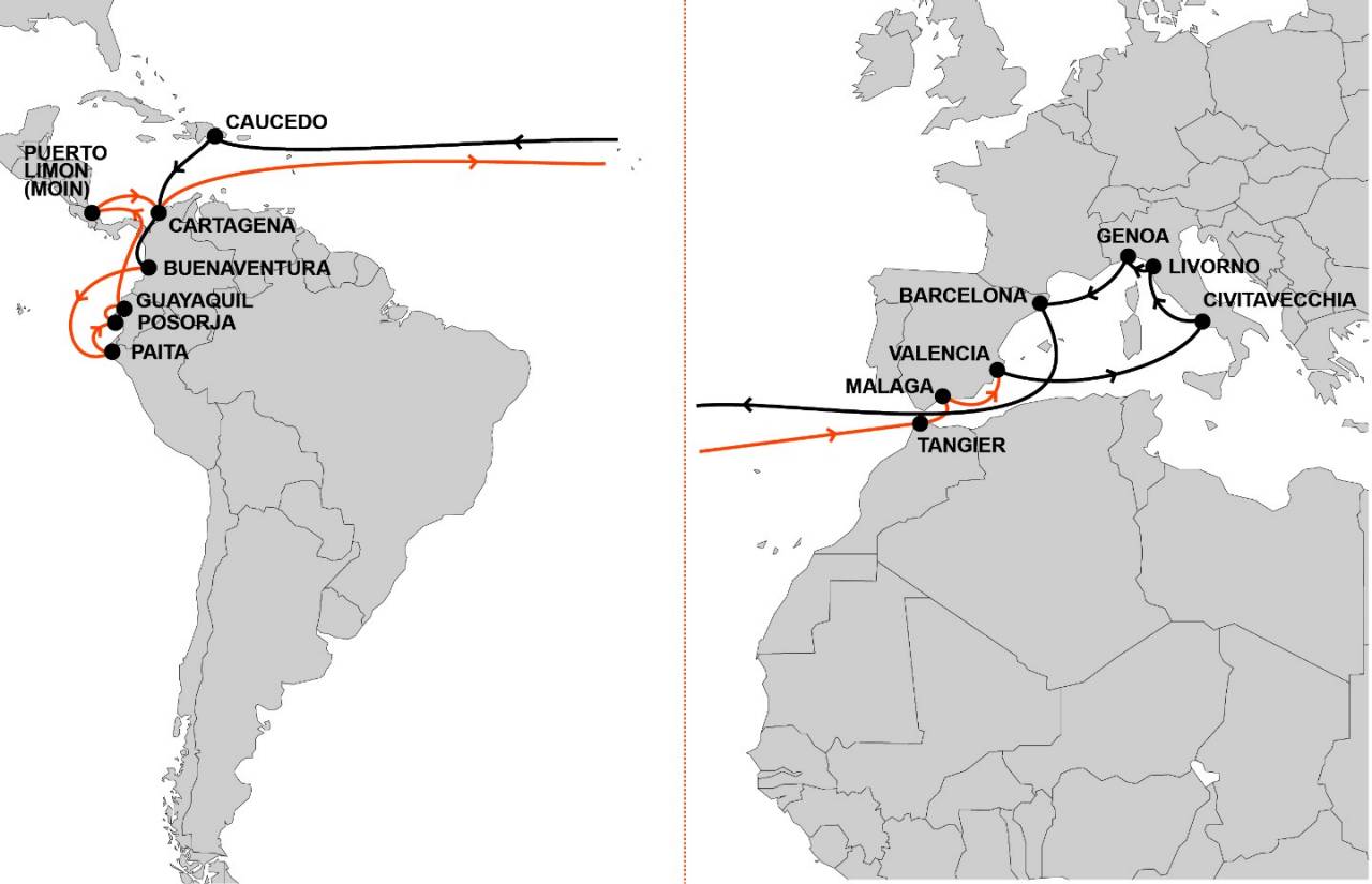 Welcome to our MSW service - linking the Med and Latin America