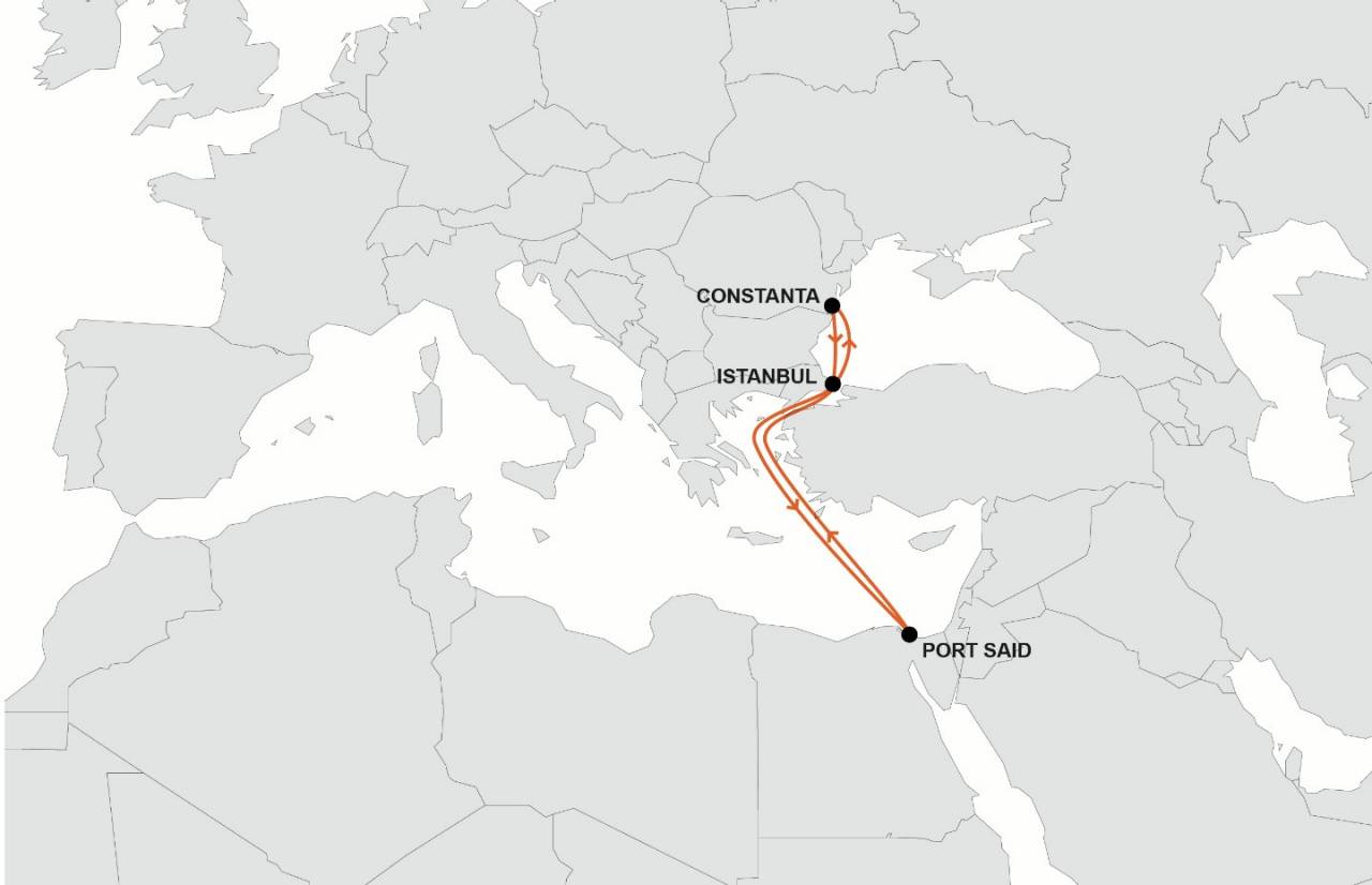 Welcome onboard our new Cross Med Express (XMX) and Black Sea Express (BSX) service - Hapag-Lloyd