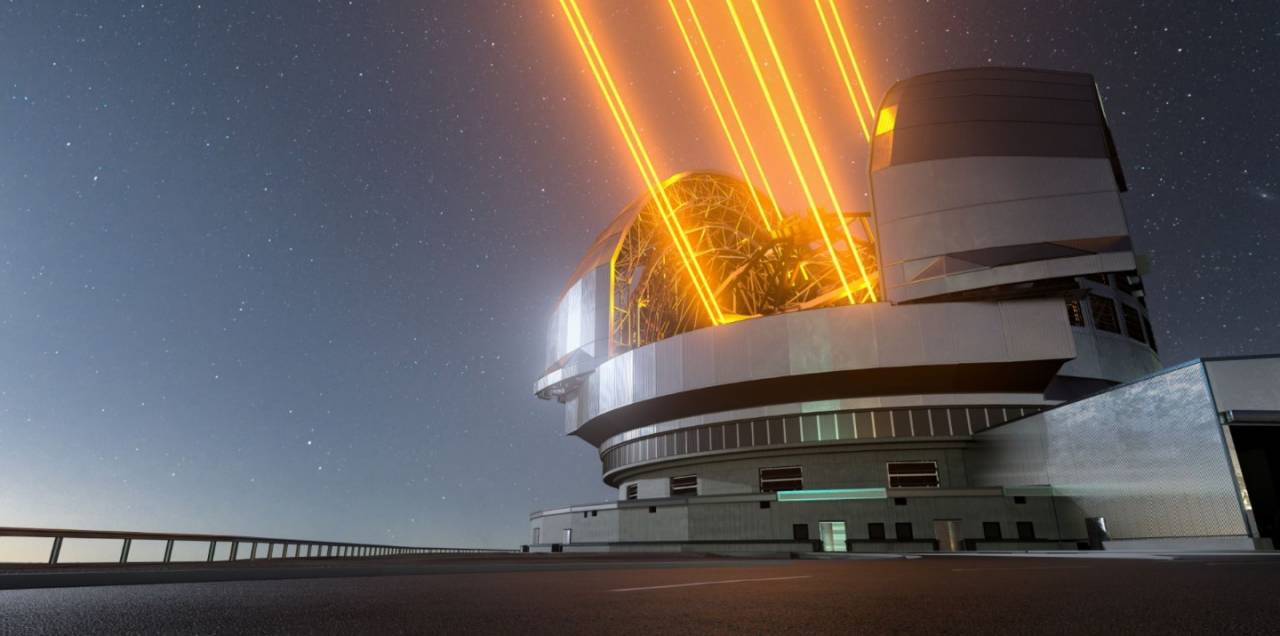 Foto: ESO / This image shows an artist's impression, based on the final design for the telescope