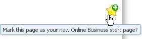 online business start page