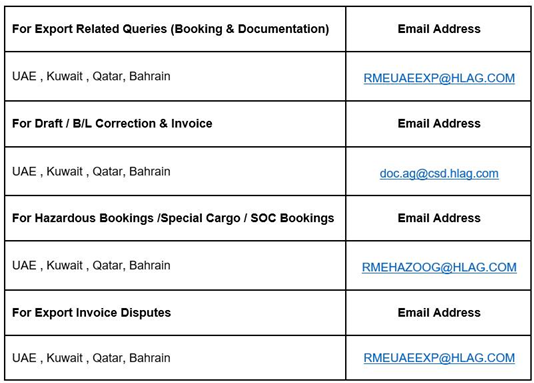 uae change information