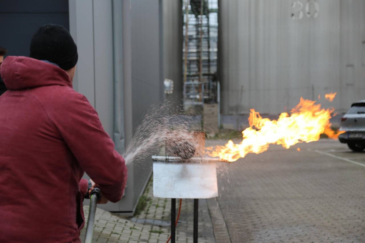 LNG Training Löschvorgang