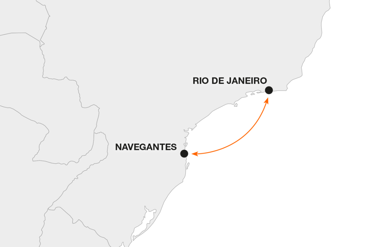 Map Feeder Rio Navegantes