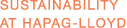 Sustainability at Hapag-Lloyd