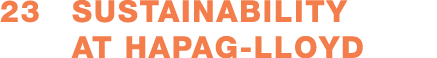 23  Sustainability at Hapag-Lloyd