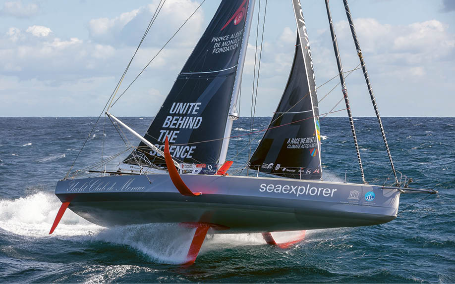Boris Herrmann, skipper de l IMOCA Seaexplorer - Yacht Club de Monaco à l entrainement avant le départ du Vendée Globe 2020-21, Bretagne sud le 25 septembre 2020, Photo   Jean-Marie LIOT   Team Malizia ### Boris Herrmann, skipper IMOCA Seaexplorer - Yacht Club de Monaco training off Lorient, before the start of Le Vendée Globe 2020-21, on september 25, 2020, Photo   Jean-Marie LIOT   Team Malizia 