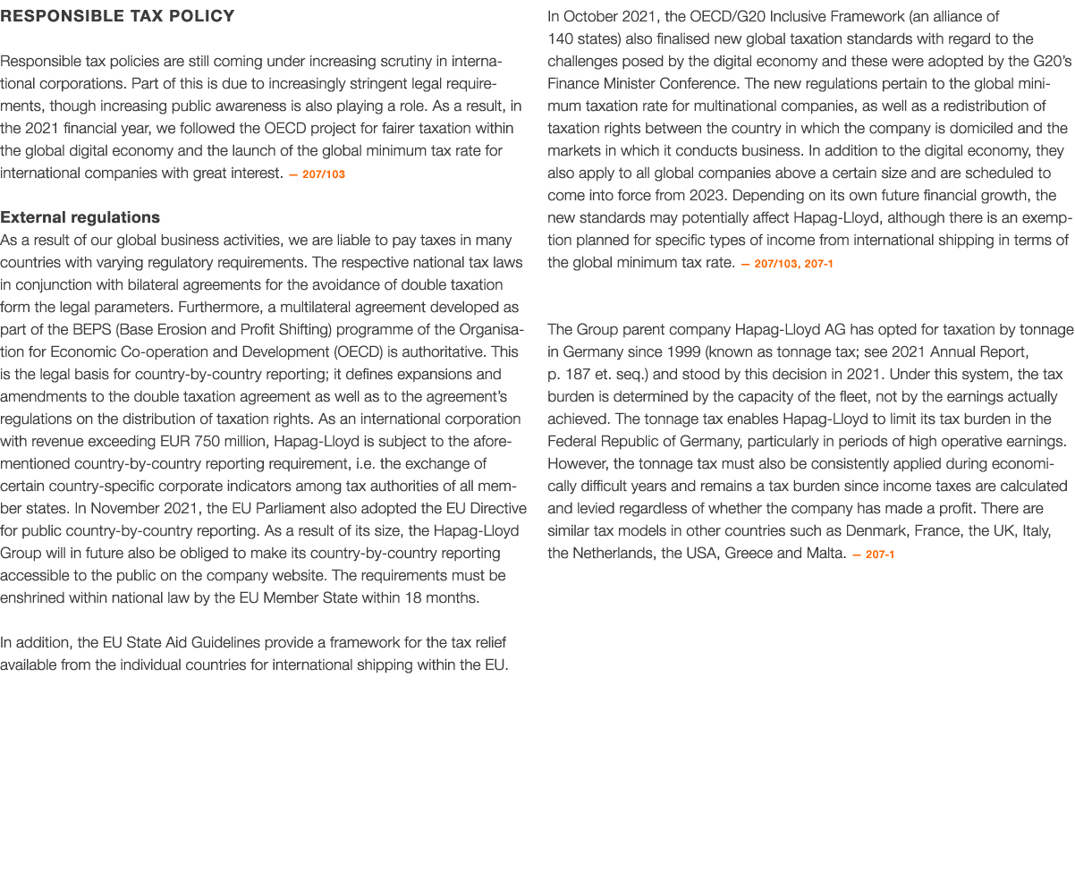 RESPONSIBLE TAX POLICY Responsible tax policies are still coming under increasing scrutiny in international corporati   