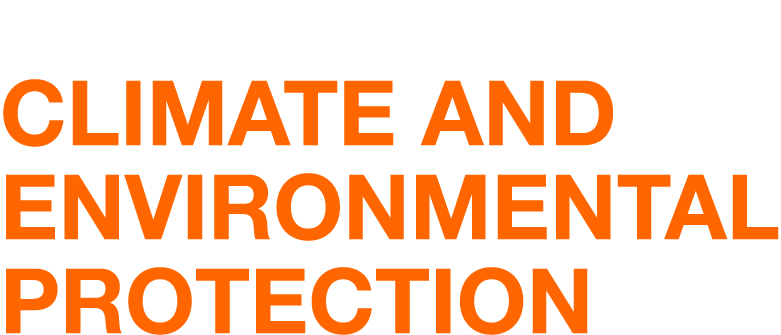Climate and environmental protection 