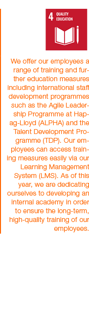 , ,,,,We offer our employees a range of training and further education measures including international staff develop   