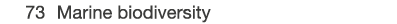  73 Marine biodiversity