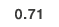 0 71