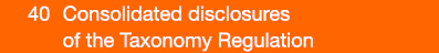  40  Consolidated disclosures of the Taxonomy Regulation