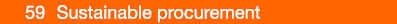  59 Sustainable procurement