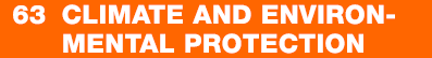 63  Climate and environmental protection 