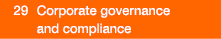  29  Corporate governance and compliance