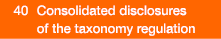  40  Consolidated disclosures of the taxonomy regulation