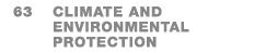  63  Climate and  environmental  protection 
