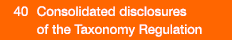  40  Consolidated disclosures of the Taxonomy Regulation