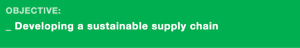 Objective: _  Developing a sustainable supply chain