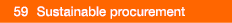  59   Sustainable procurement