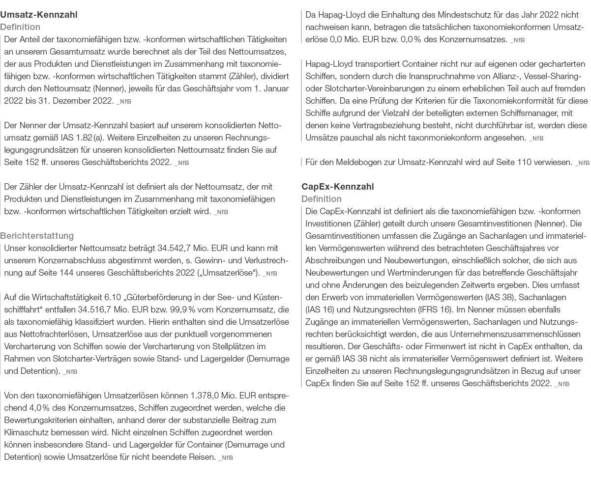 Umsatz Kennzahl Definition Der Anteil der taxonomief higen bzw. konformen wirtschaftlichen T tigkeiten an unserem Ges...