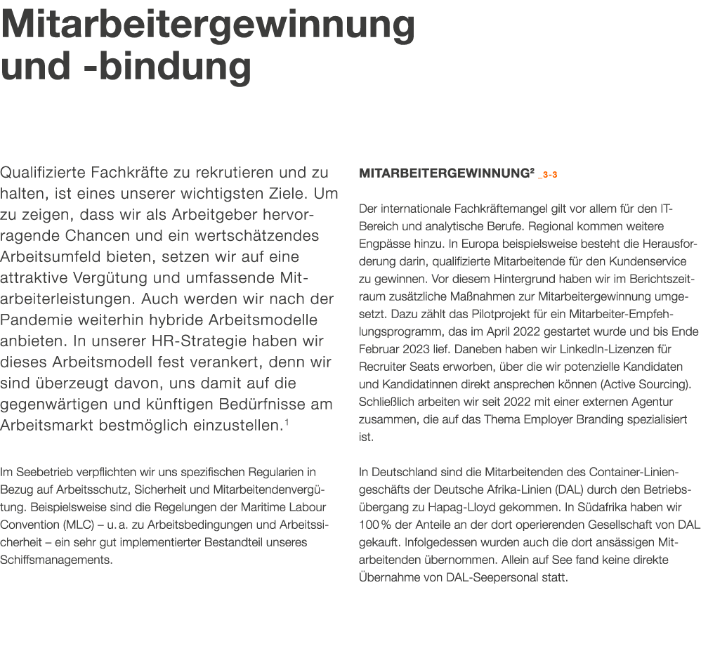 Mitarbeitergewinnung und bindung Qualifizierte Fachkr fte zu rekrutieren und zu halten, ist eines unserer wichtigsten...