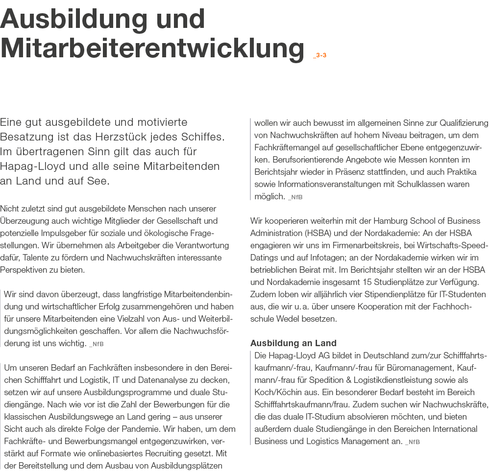Ausbildung und Mitarbeiterentwicklung _3 3 Eine gut ausgebildete und motivierte ­Besatzung ist das Herzst ck jedes Sc...