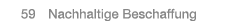  59 Nachhaltige Beschaffung