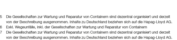 5 Die Gesellschaften zur Wartung und Reparatur von Containern sind dezentral organisiert und derzeit von der Beschrei...
