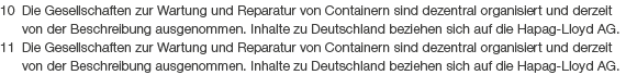 10 Die Gesellschaften zur Wartung und Reparatur von Containern sind dezentral organisiert und derzeit von der Beschre...