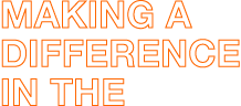 Making a difference in the