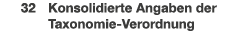  32 Konsolidierte Angaben der Taxonomie Verordnung 