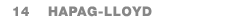  14 Hapag LLoyd