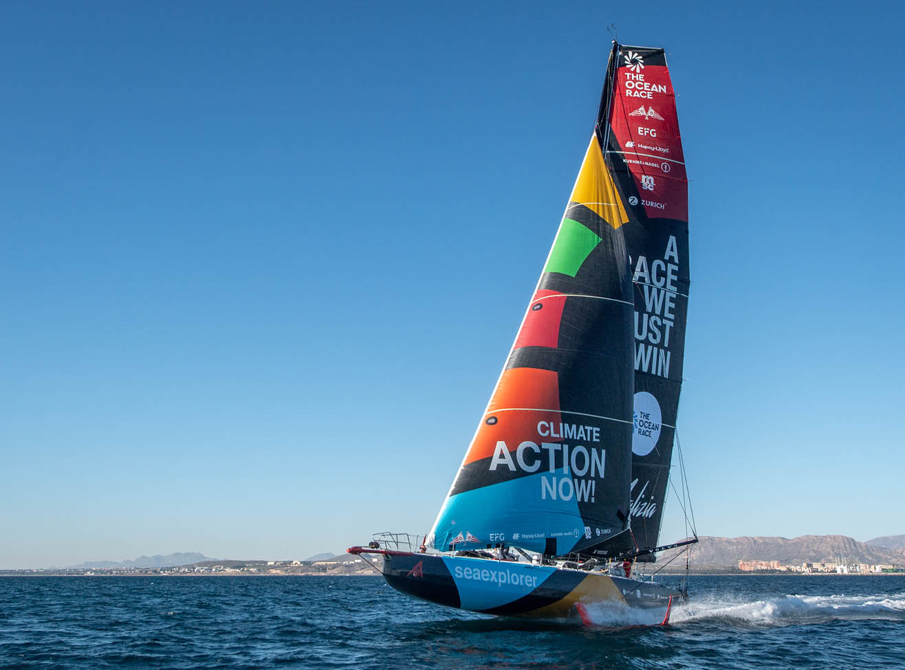 10/01/23 - Alicante (ESP) - Team Malizia at The Ocean Race - Alicante stopover - Practice race © Ricardo Pinto / Team Malizia