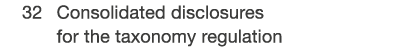  32 Consolidated disclosures for the taxonomy regulation 