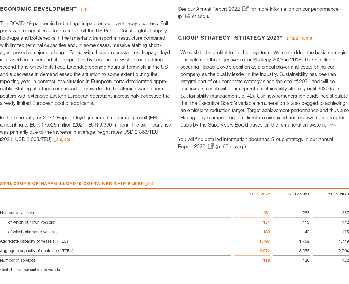 ECONOMIC DEVELOPMENT _3 3 The COVID 19 pandemic had a huge impact on our day to day business. Full ports with congest...