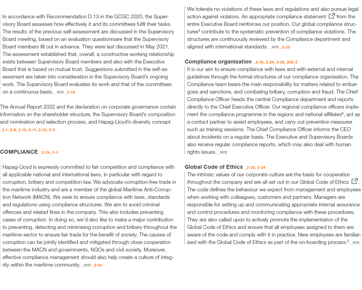  In accordance with Recommendation D.13 in the GCGC 2020, the Super­visory Board assesses how effectively it and its ...
