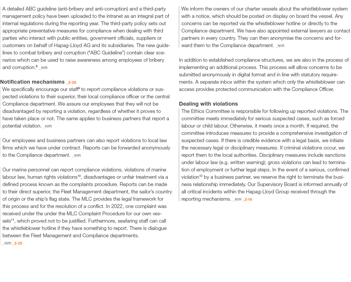 A detailed ABC guideline (anti bribery and anti corruption) and a third party management policy have been uploaded to...