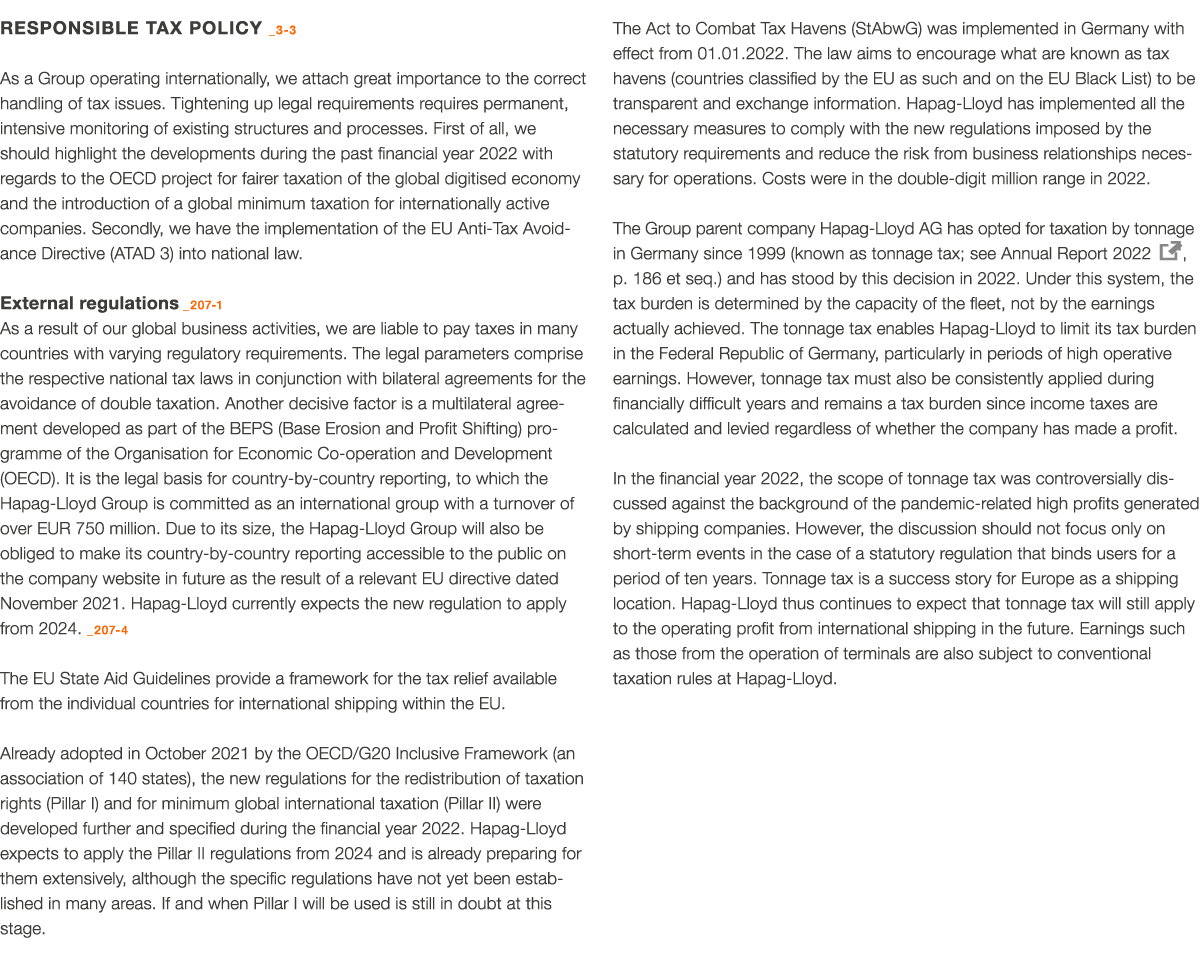 RESPONSIBLE TAX POLICY _3 3 As a Group operating internationally, we attach great importance to the correct handling ...
