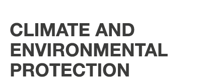 CLIMATE AND ENVIRONMENTAL PROTECTION